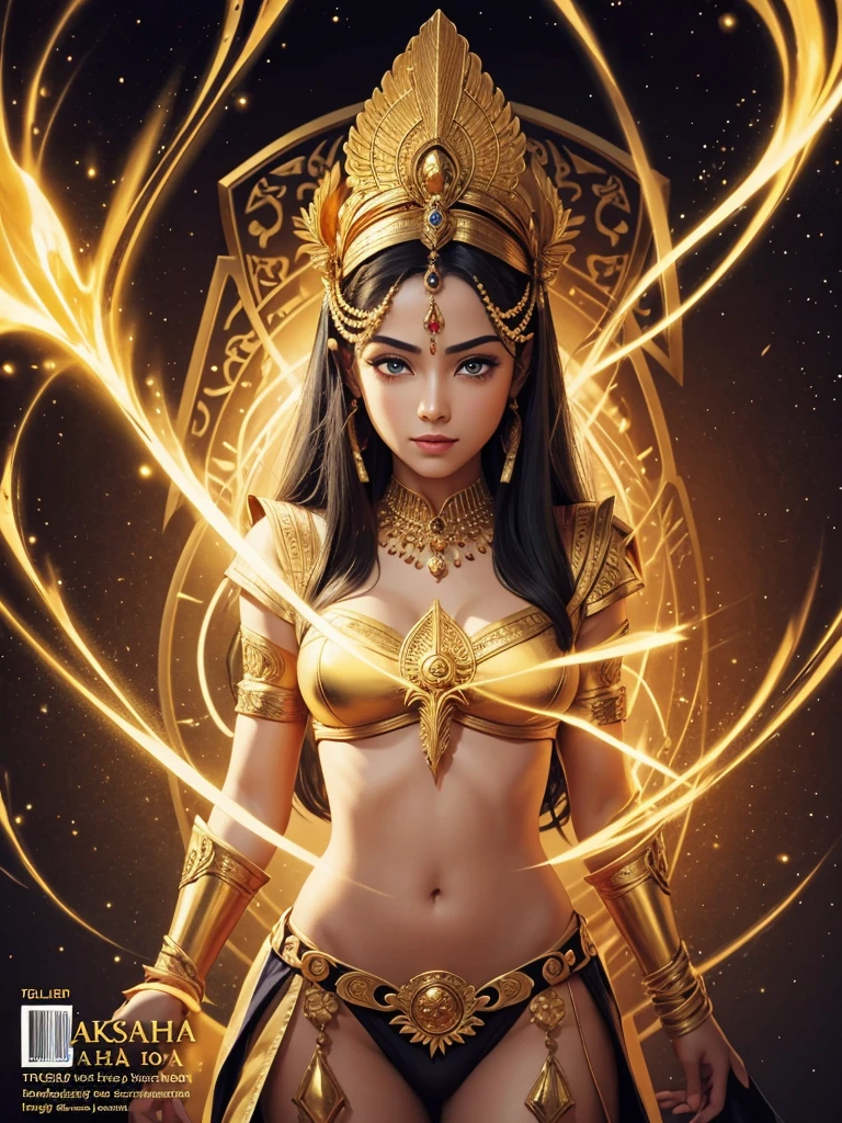 Golden book of life written Akasha on the cover