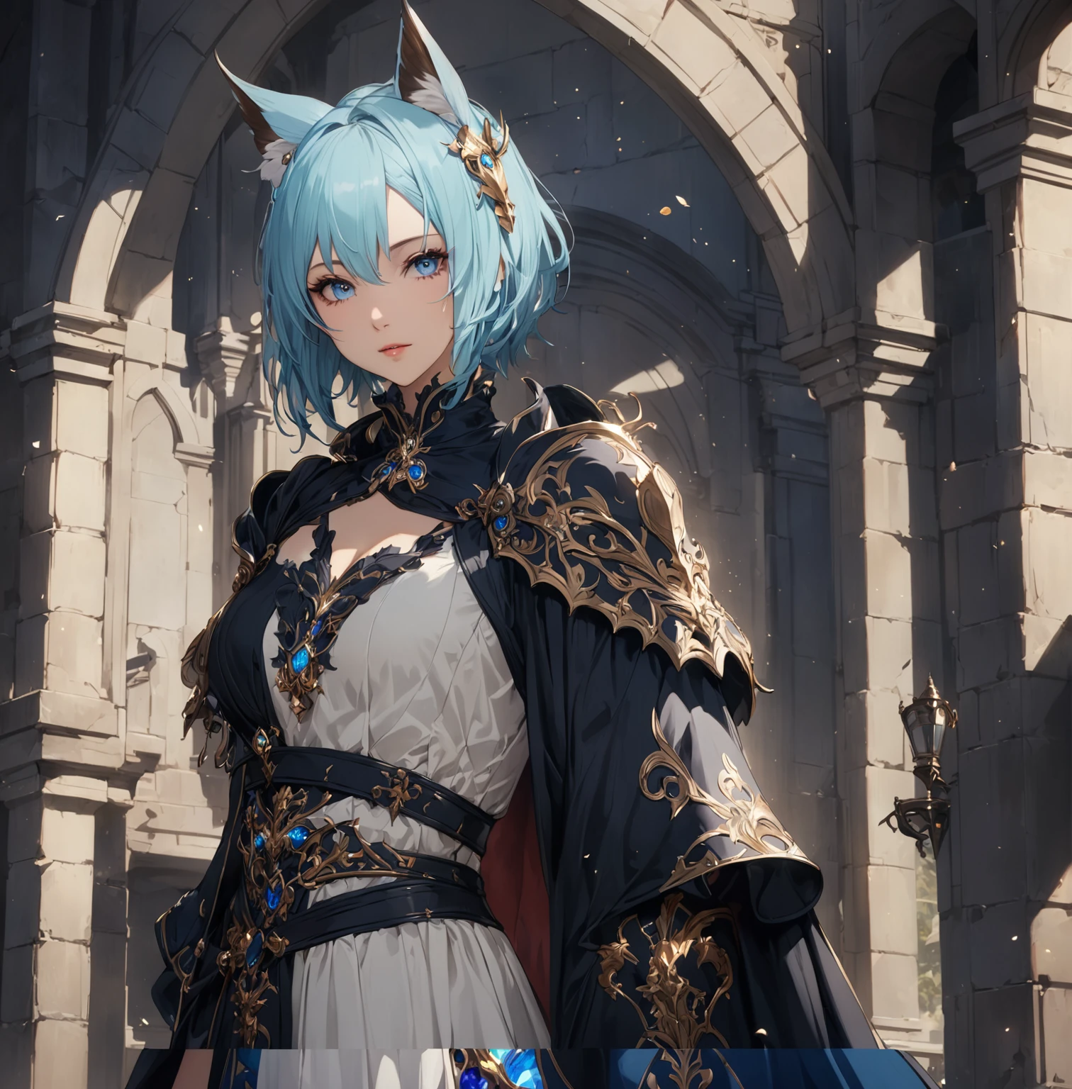 masterpiece, best quality, Fantasy aesthetics, Highly detailed, shadowverse style