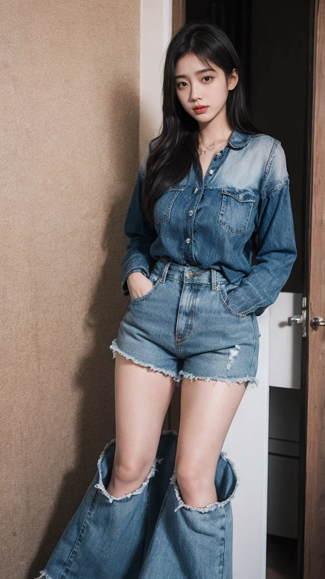 Short jeans big big hips full photo beautiful girl Asian girl