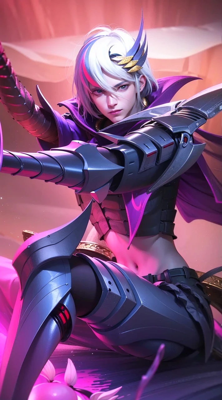 masculine male, masterpiece, ((perfect eyes)) best quality, (semirealism:1.9), beautiful lighting, (extremely detailed CG unity 4k fhd wallpaper), High Detail, Sharp focus, dramatic outdoors, 1 boy ,19 years old, white hair, light purpel eyes, smile.