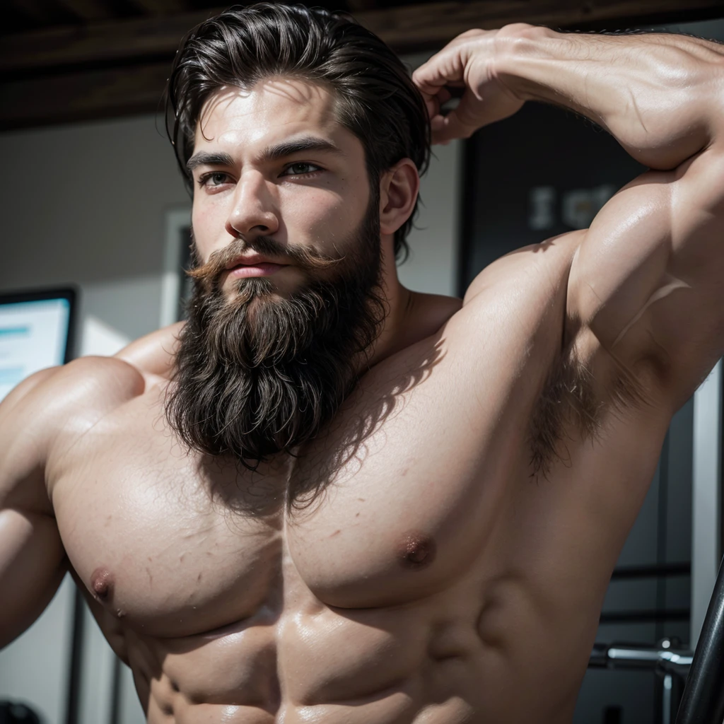 Muscle god beard