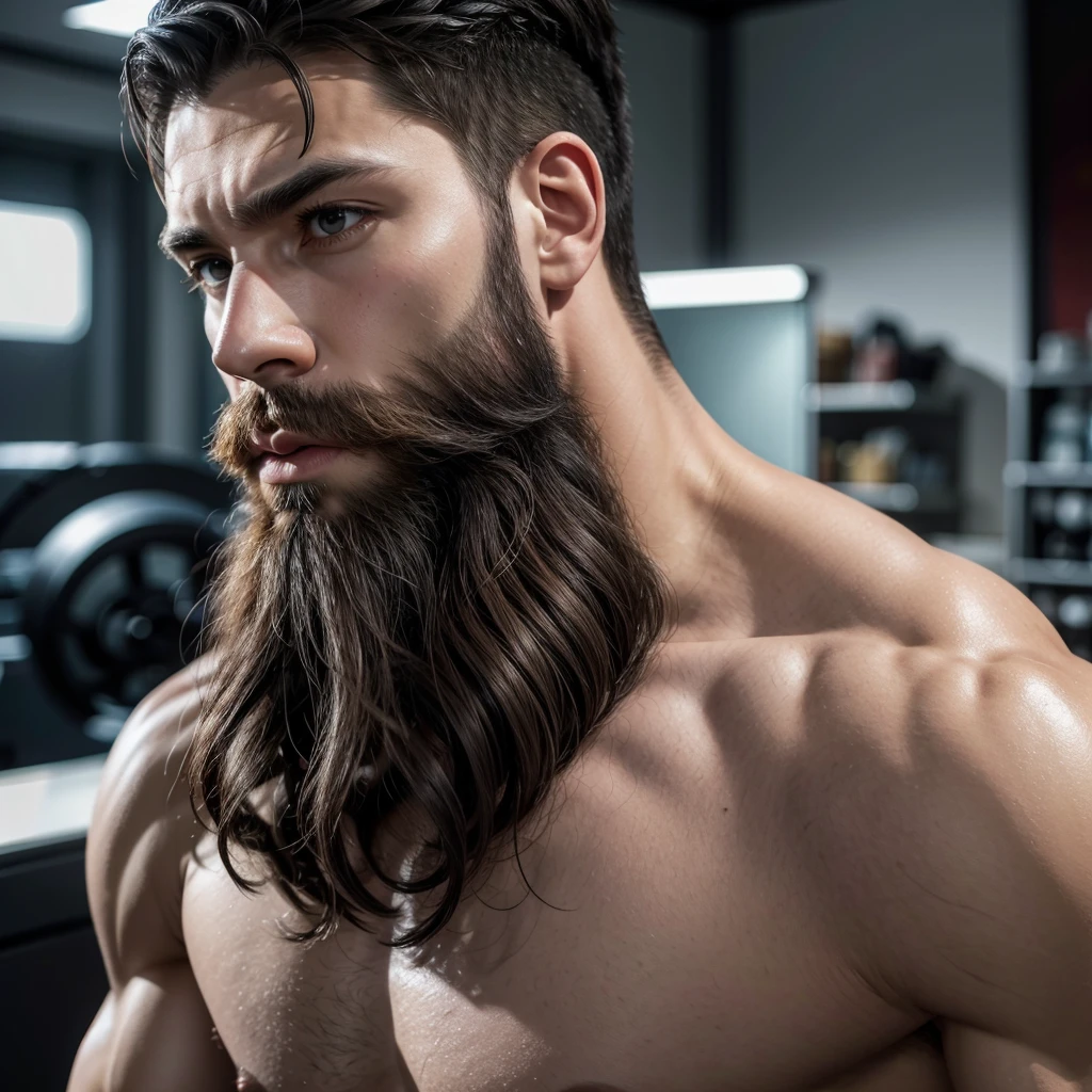 Muscle god beard