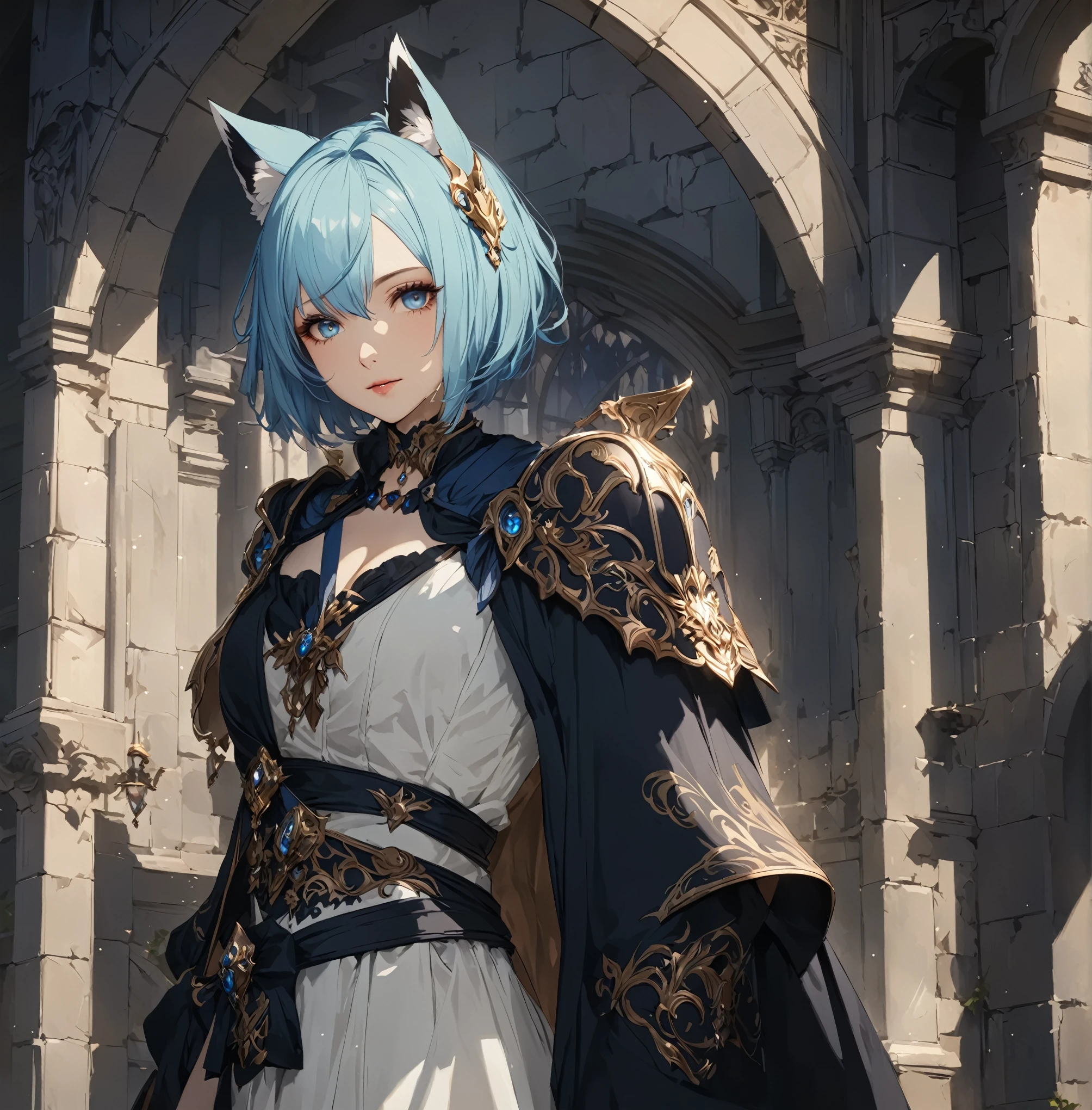 masterpiece, best quality, Fantasy aesthetics, Highly detailed, shadowverse style