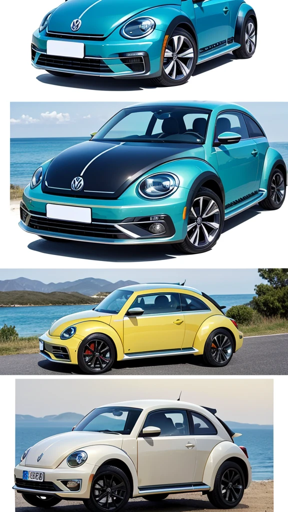 Volkswagen Beetle An illustration front