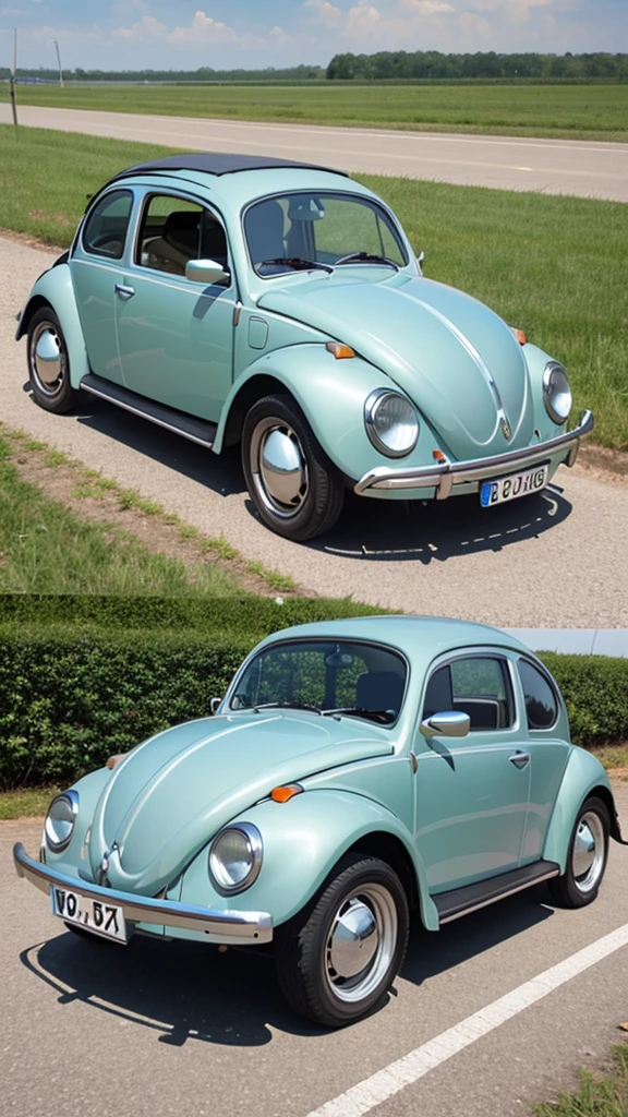 Volkswagen Beetle An illustration front