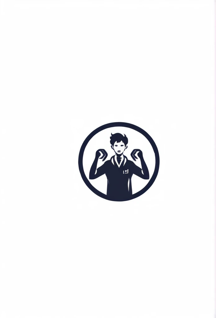 A stylish logo for a Japanese electrical factory. The logo depicts a person working with small wrenches in each hand.。
That person is、Sweating、A towel is draped around one's neck、I work hard and sincerely。
That person is迫力があるがシックなデザイン
かなりクール
シックでモダンなデザイン
背景は白