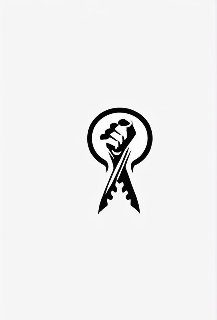 A stylish logo for a Japanese electrical factory. The logo depicts a person working with small wrenches in each hand.。
That person is、Sweating、A towel is draped around one&#39;s neck、I work hard and sincerely。

That person is迫力があるがシックなデザイン

かなりクール
シックでモダンなデザイン

背景は白