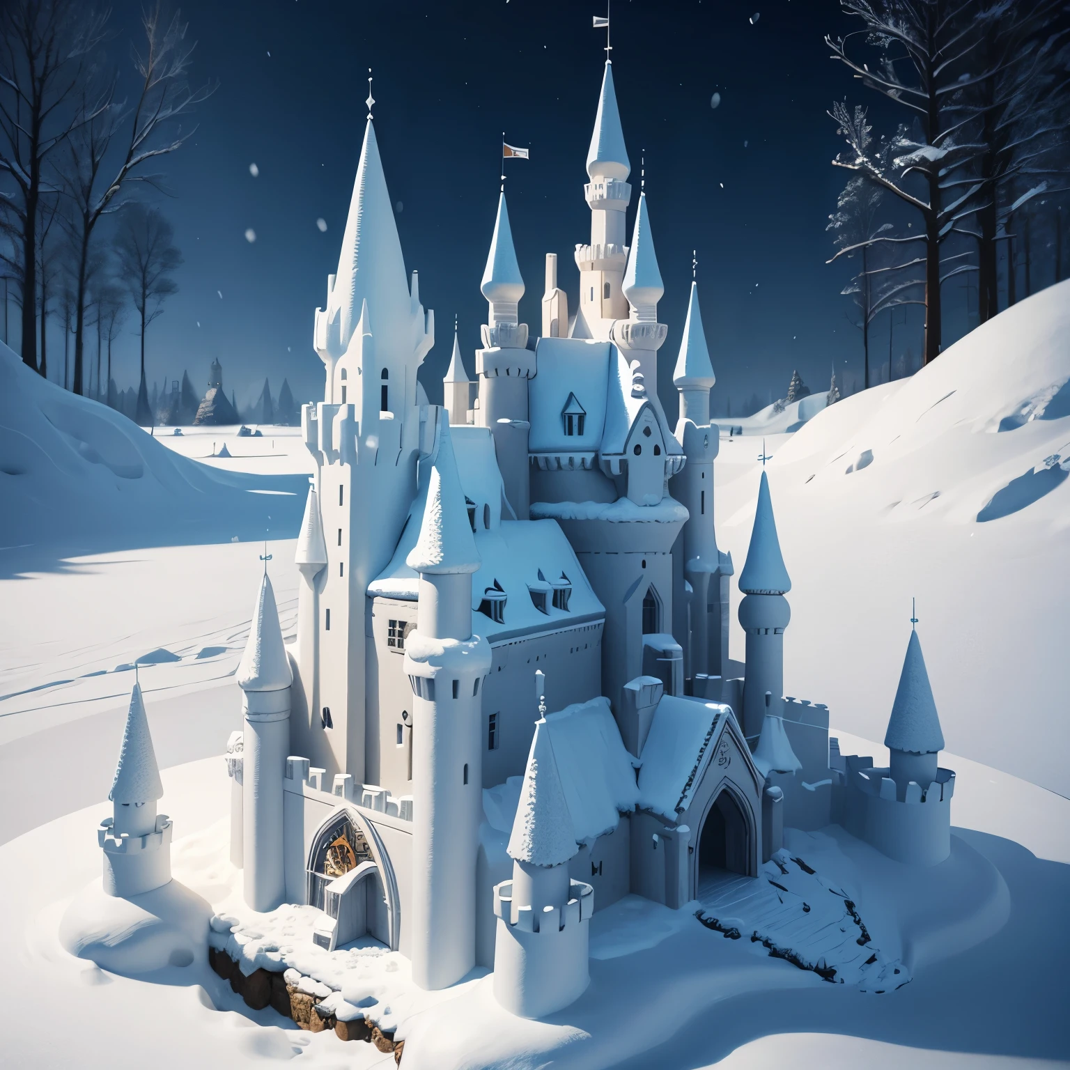 snow castle