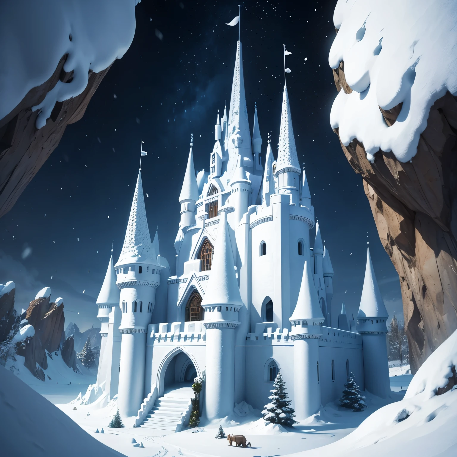 snow castle