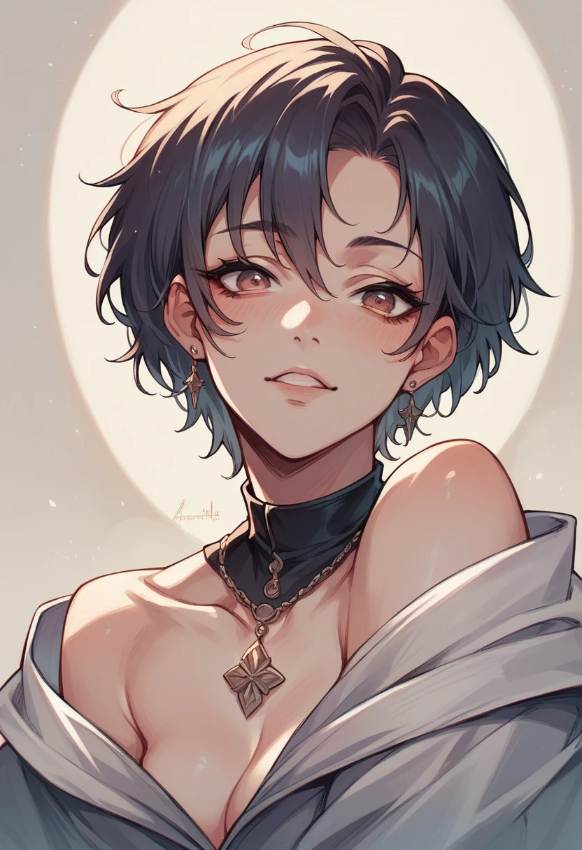 Anime girl in a very Futureistic and sexy little suit