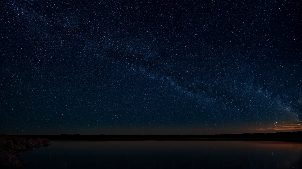 Sea of night,Starry Sky,Nothing around,mysterious,Real,photo