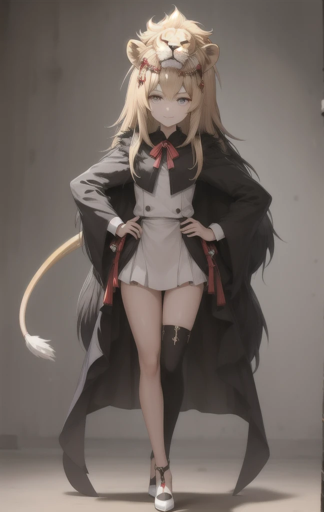best quality, Lion's Headgear,Five legs,