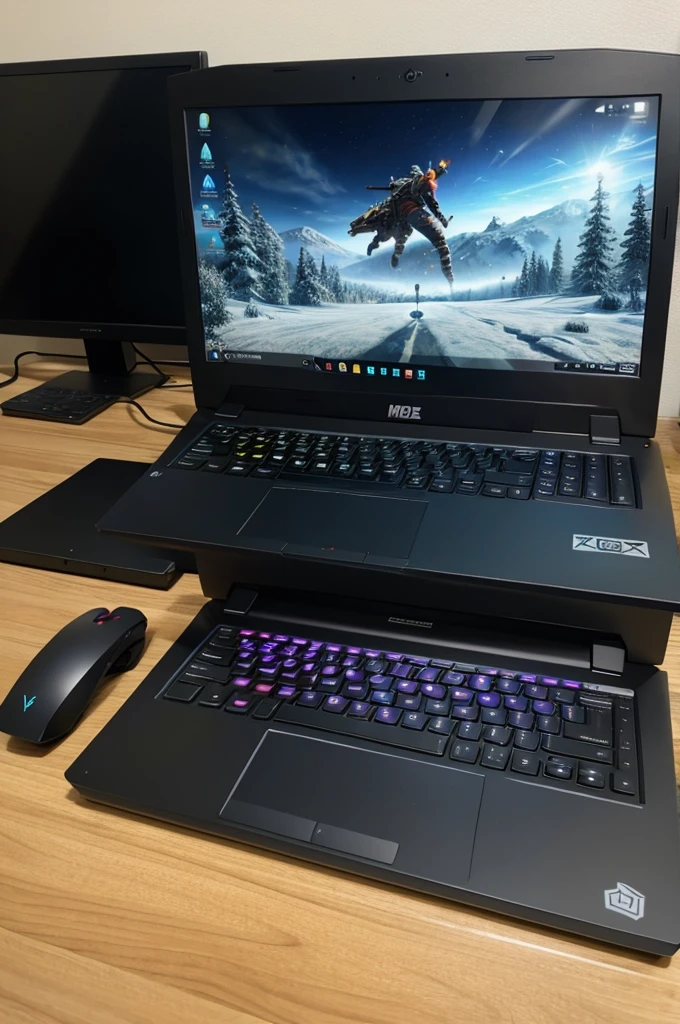 gaming laptop setup