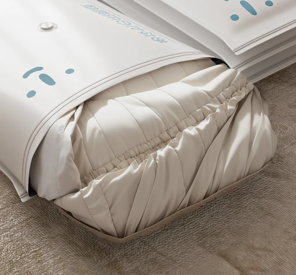 Quilt close-up, Stunning details, incredible depth, High-detail product photos
