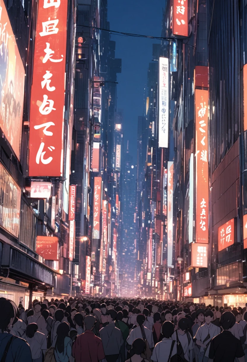 Crowds in Ginza