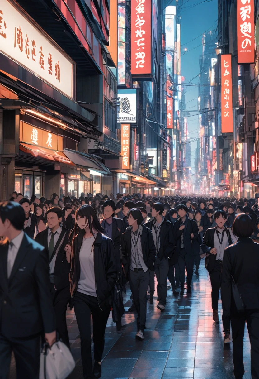 Crowds in Shinjuku