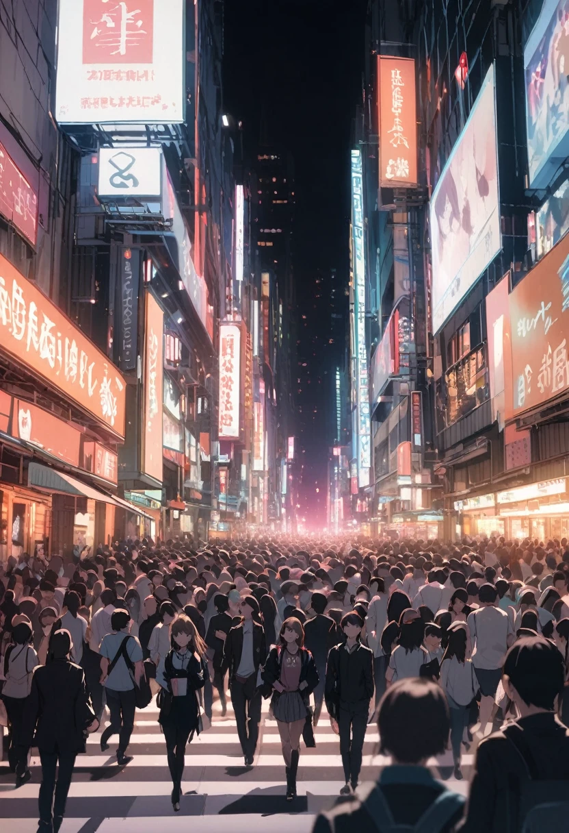 Crowds in Shinjuku
