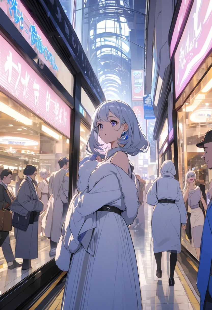 The hustle and bustle of Ginza