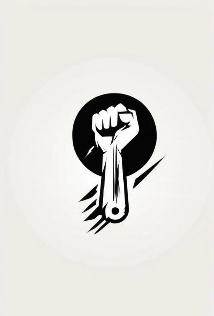 Stylish logo of Japan's electric plant
A man's fist, a spanner on a tool, and a logo that is drawn as a motif from now on
great power
spanner
There's lightning in the background
have a lot of energy
Pretty cool
chic and modern design
White background