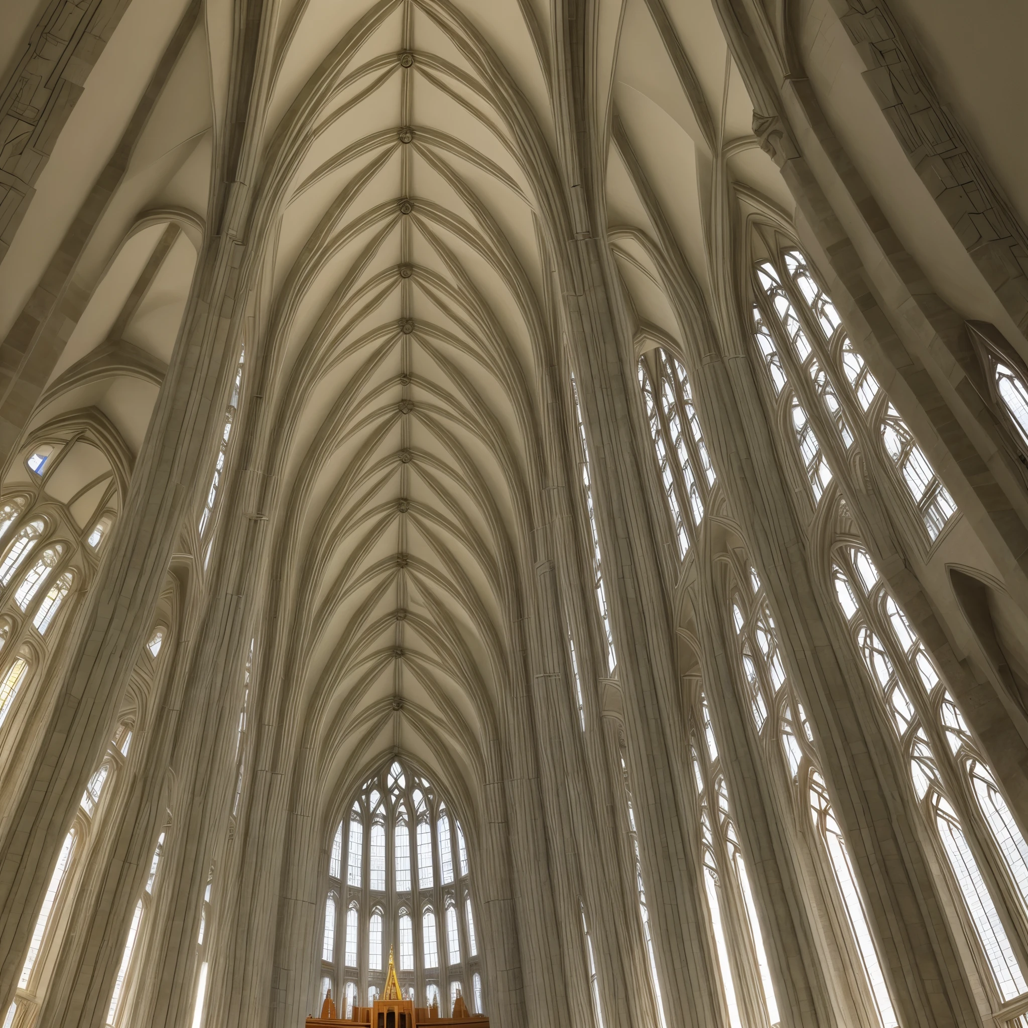 Modern cathedral that looks real