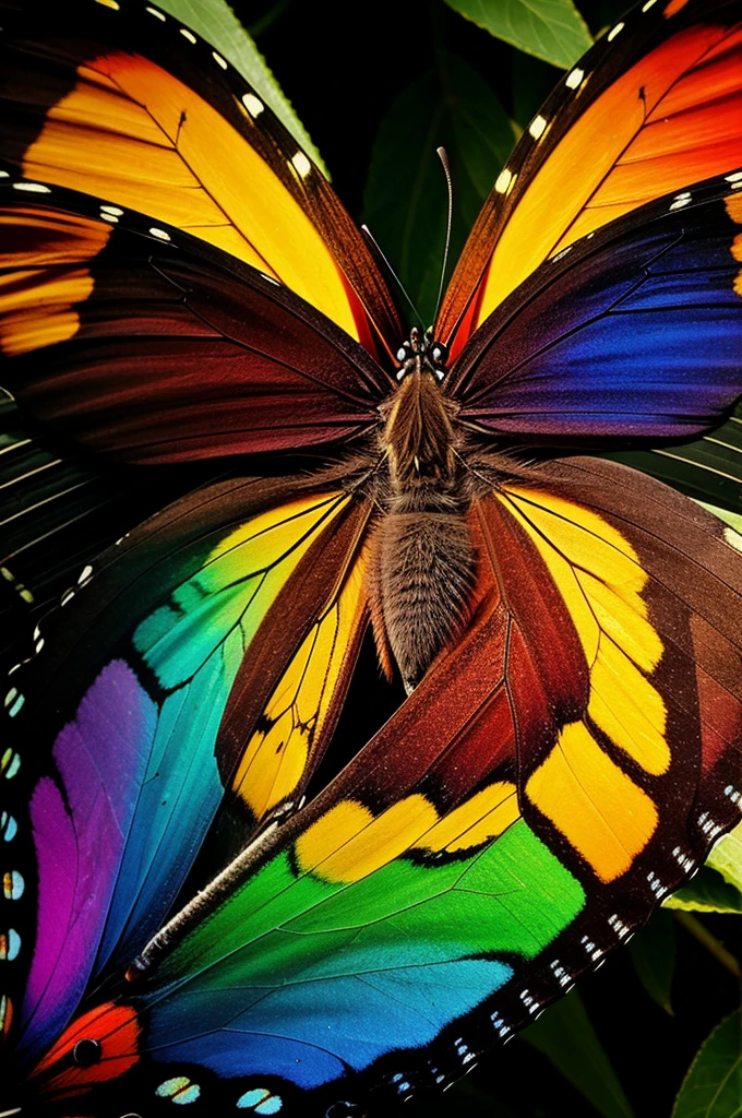 A butterfly gone from the rainbow