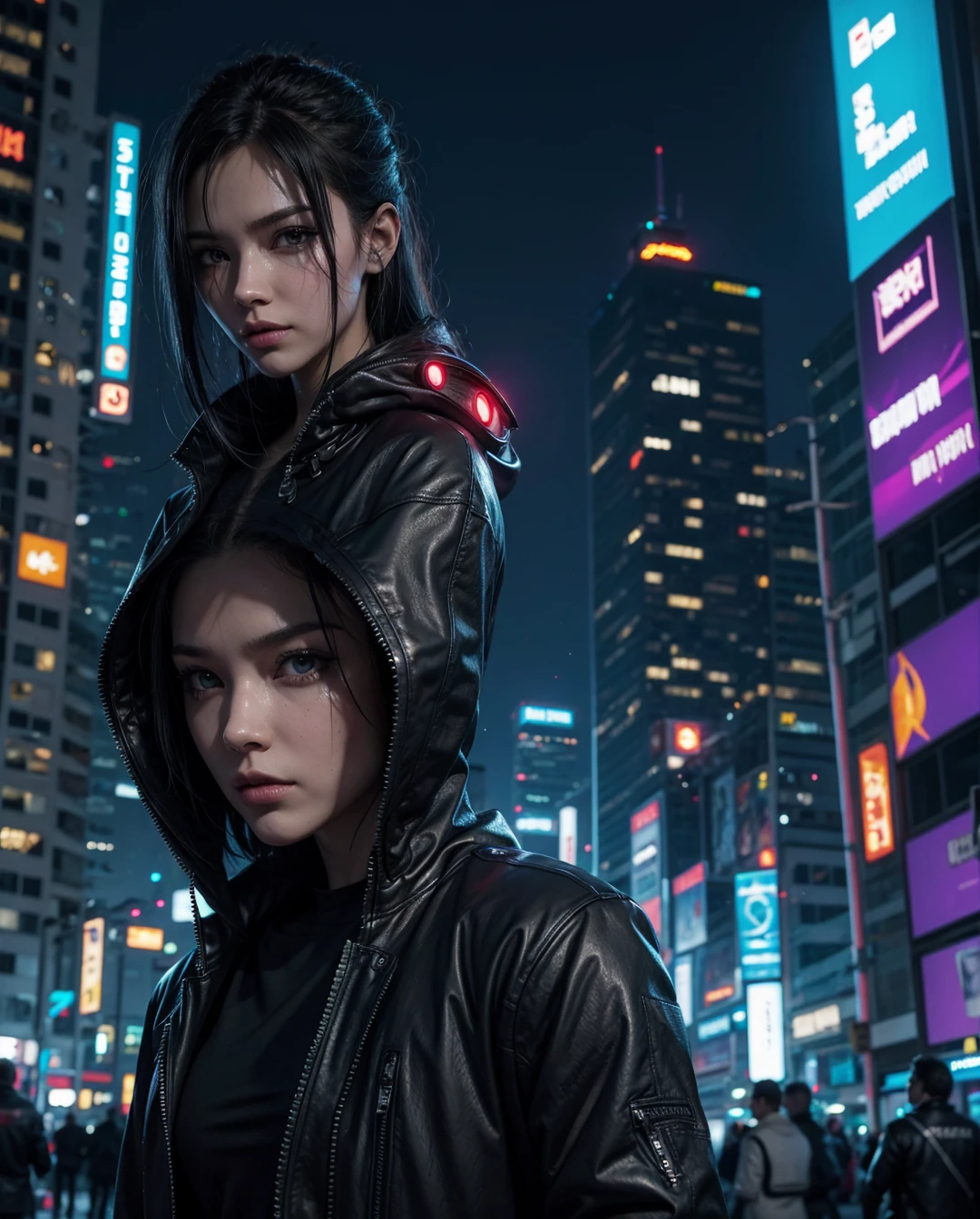 cyberpunk cyber spider