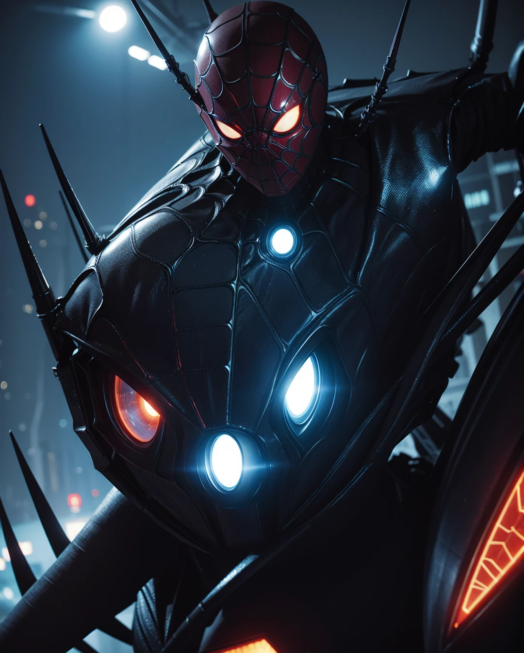 Spider cyber cyberpunk