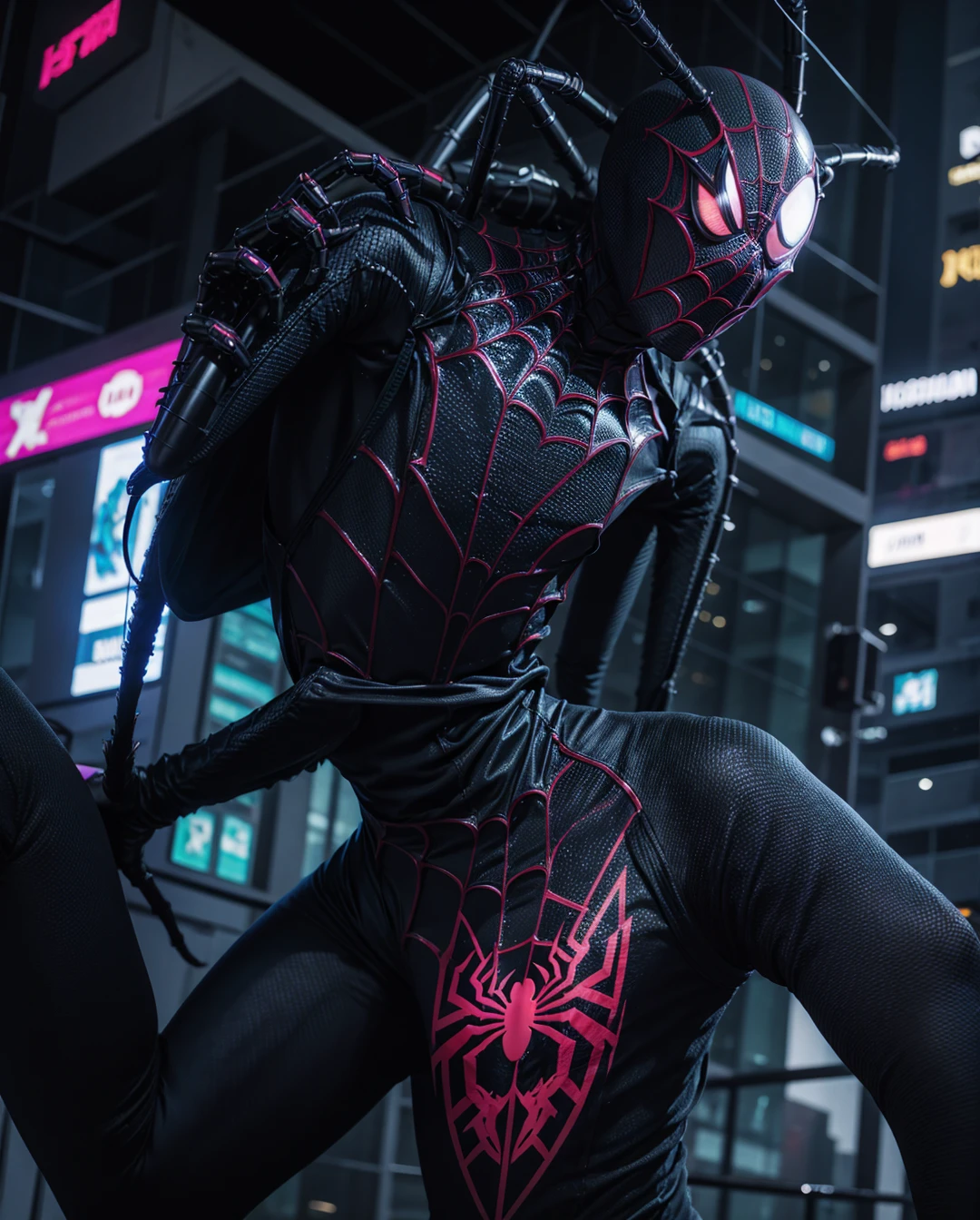 Spider cyber cyberpunk