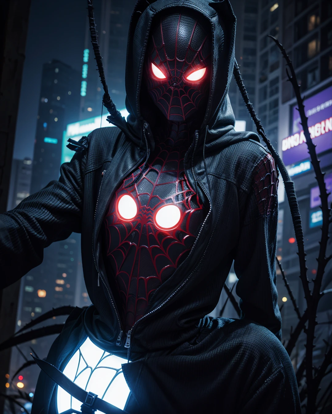 Spider cyber cyberpunk