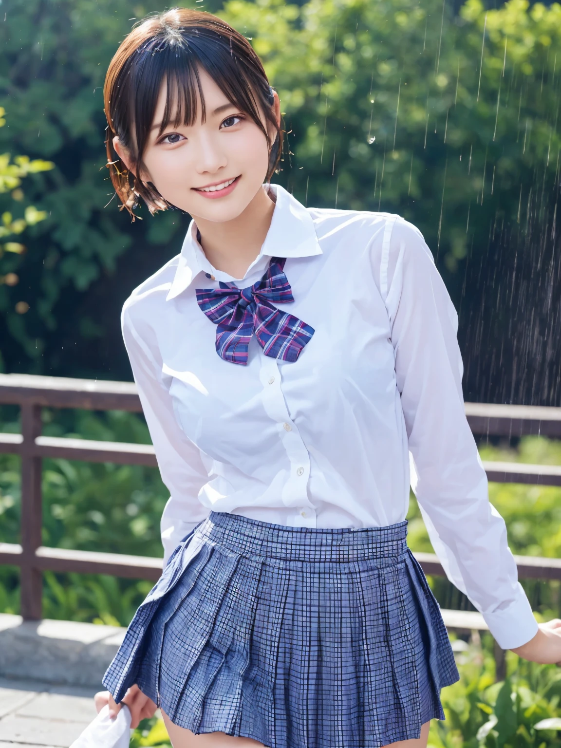 Tabletop, Highest quality, Japanese Girls,One Girl, 8K, RAW Photos, Highest quality, Tabletop, んdebtdebt:1.2, Highly detailed RAW color photos, Professional photos, (Realistic, Realistic:1.37), (Highly detailed skins:1.2), Ultra-high resolution, (Lenz 50mm), (debt/1.2),Exquisitely drawn eyes,Gazing at the audience,
Breaking up with a girl (Many elderly people:1.4), Beautiful Face, cute,(smile:1.05),(20-year-old, Big Breasts, Wide Hips,Straight hair, (short hair), iris, white and fine-grained skin,Small Mouth, high cheekbones (meaning), Sexy pose,Leaning forward,(The to the debtW:1.1),White panties、Korean Idol、Nogizaka idol、Burning idol pose、Adult、、(Tabletop, Highest quality:1.3), (Ultra-fine 8K CG:1.2), (超Realisticな:1.35), (Realistic:1.45), (Realistic:1.4), Cowboy Shot,
Beautiful Japanese Women, 22 years old, Supermodel, Japanese Idols, __performance__, Big Breasts, (school uniform:1.4), [ponytail],,front-facing,Cowboy Shot,Dancing in the Rain