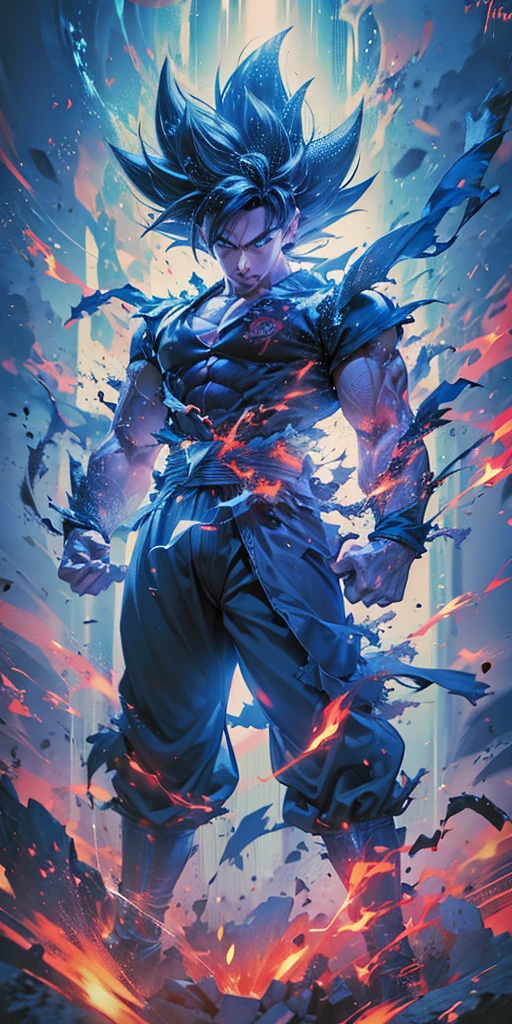 Hyper realistic quality , 4k , hyper quality , Goku , perfect hands , perfect eyes , perfect face , perfect body ,
