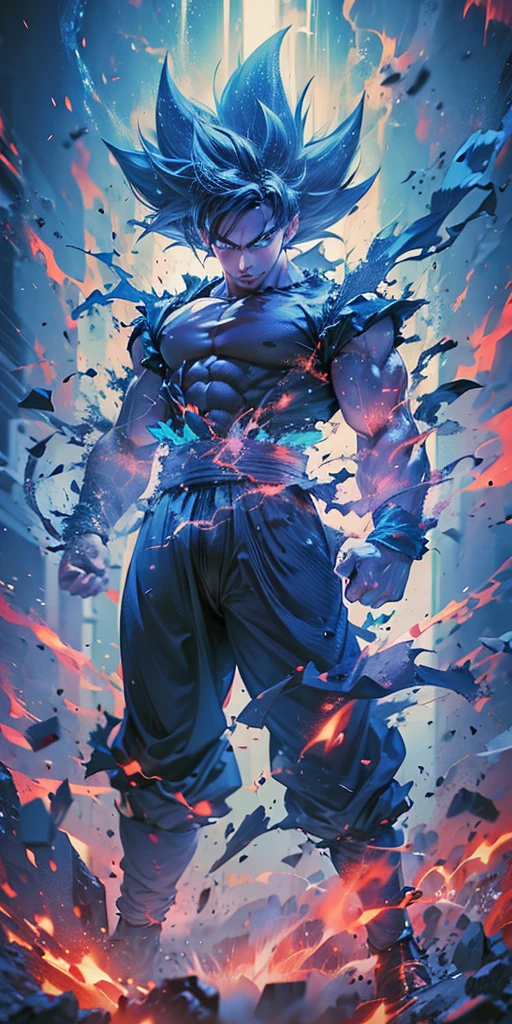 Hyper realistic quality , 4k , hyper quality , Goku , perfect hands , perfect eyes , perfect face , perfect body ,