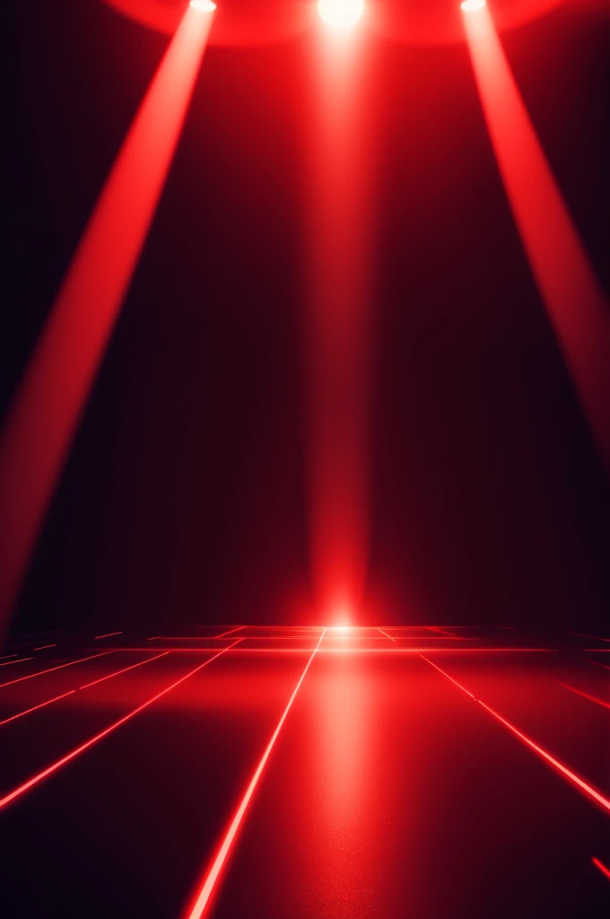 A catwalk background with red lights with lots of effects