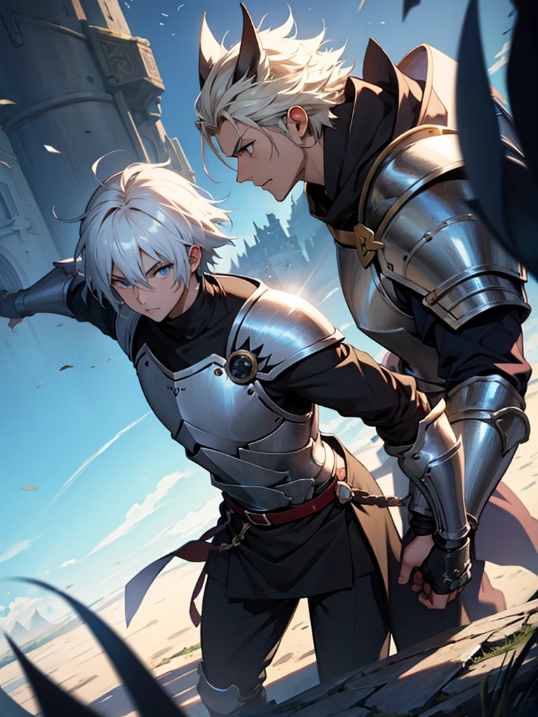 Male Knight、Fantasy、Anime Style、fight