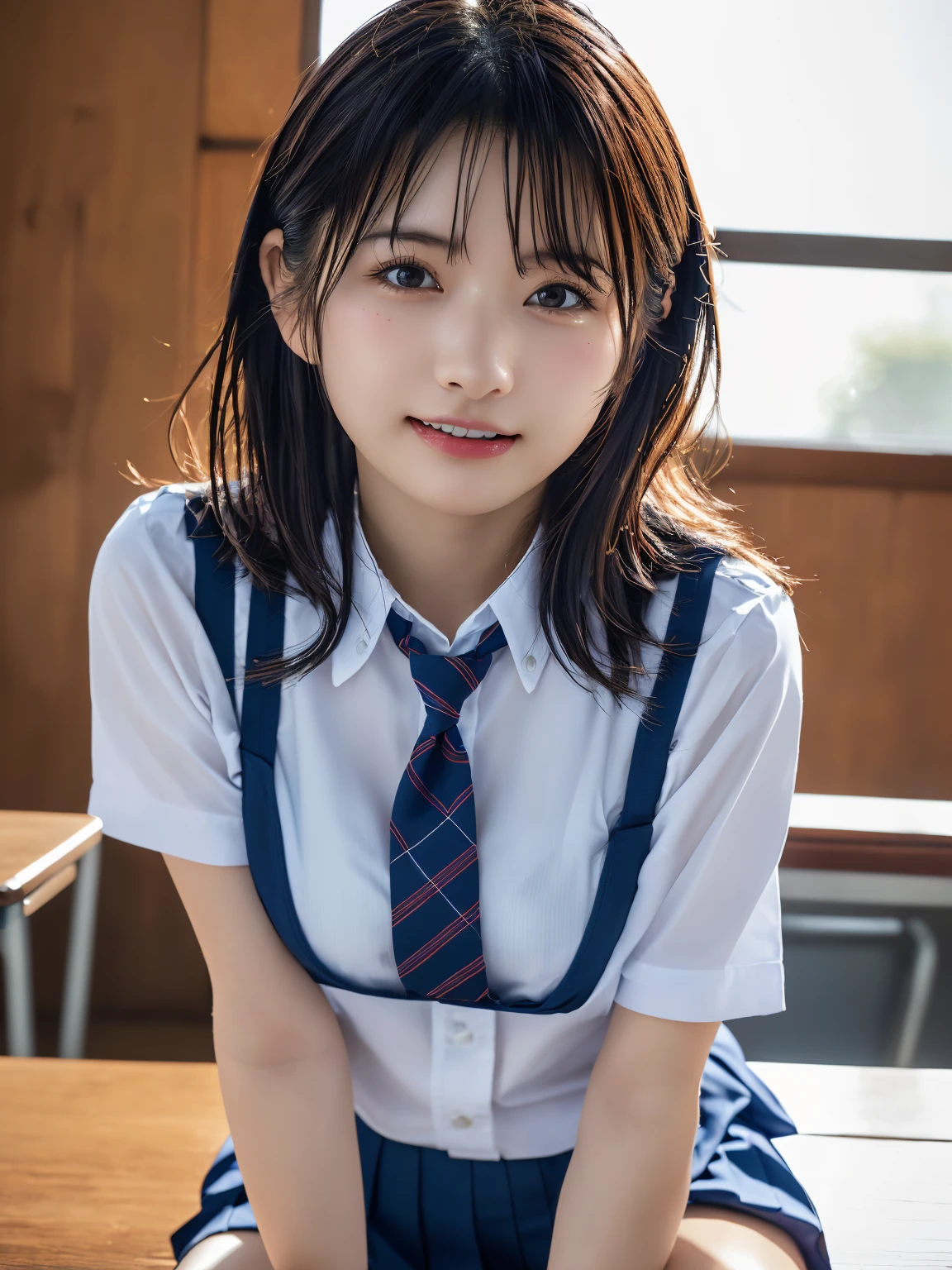 Tabletop, Highest quality, Japanese Girls,One Girl, 8K, RAW Photos, Highest quality, Tabletop, んdebtdebt:1.2, Highly detailed RAW color photos, Professional photos, (Realistic, Realistic:1.37), (Highly detailed skins:1.2), Ultra-high resolution, (Lenz 50mm), (debt/1.2),Exquisitely drawn eyes,Gazing at the audience,
Breaking up with a girl (Many elderly people:1.4), Beautiful Face, cute,(smile:1.05),(20-year-old, Big Breasts, Wide Hips,Straight hair, (short hair), iris, white and fine-grained skin,Small Mouth, high cheekbones (meaning), Sexy pose,Leaning forward,(The to the debtW:1.1),White panties、Korean Idol、Nogizaka idol、Burning idol pose、Adult、、(Tabletop, Highest quality:1.3), (Ultra-fine 8K CG:1.2), (超Realisticな:1.35), (Realistic:1.45), (Realistic:1.4), Cowboy Shot,
Beautiful Japanese Women, 22 years old, Supermodel, Japanese Idols, __performance__, Big Breasts, (school uniform:1.4), (Spread your legs:1.2), [ponytail],front-facing,Cowboy Shot,Dancing in the Rain
