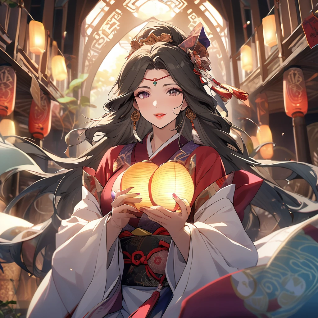 Four Pillars of Destiny/fortune teller/woman/40 years old/mysterious/Beauty/Japanese