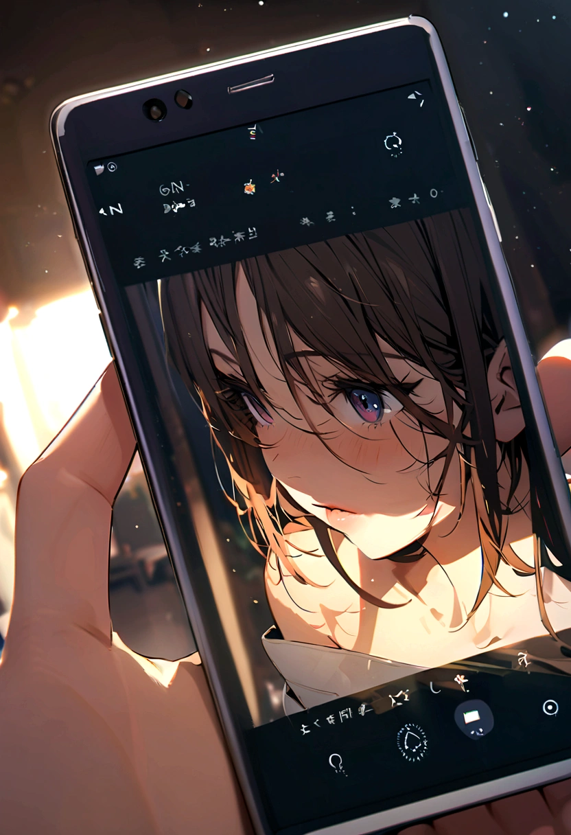 Look at your smartphone