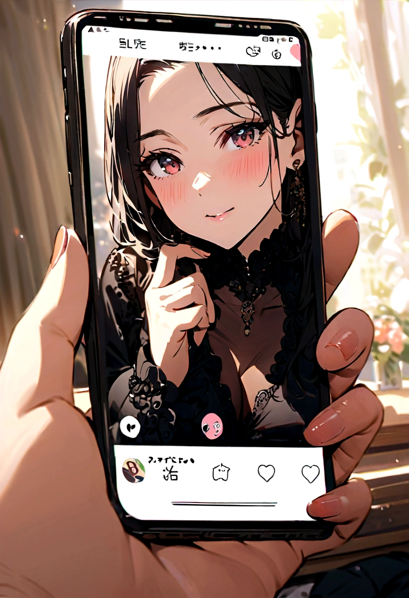 Look at your smartphone