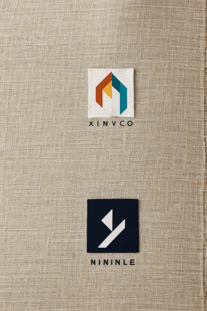 Minimalist textile logo
