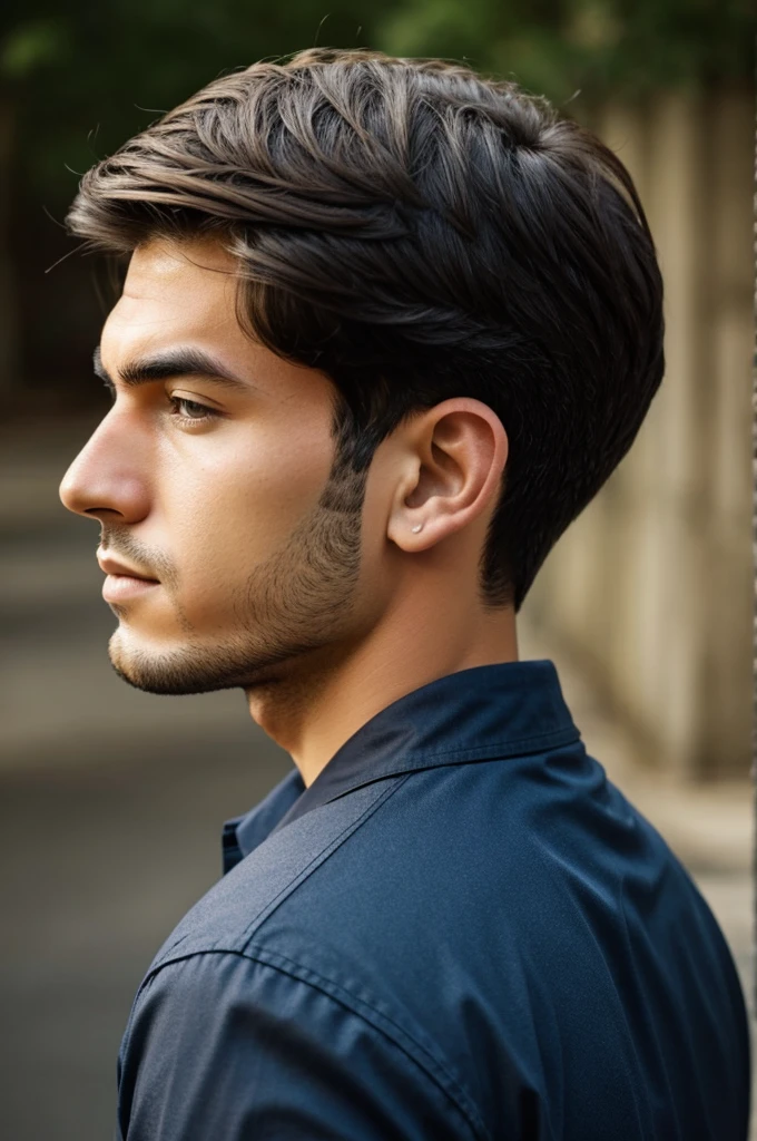 Facial profile pic for boy