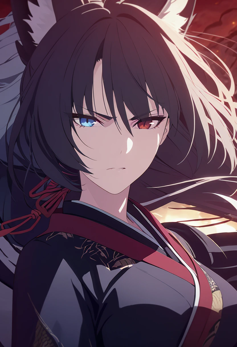 anime girl with a sword and blood splattered on her face, yandere, gapmoe yandere grimdark, gapmoe yandere, by Shitao, onmyoji, demon anime girl, yandere intricate, shalltear bloodfallen, anime style like fate/stay night, portrait gapmoe yandere grimdark, onmyoji portrait