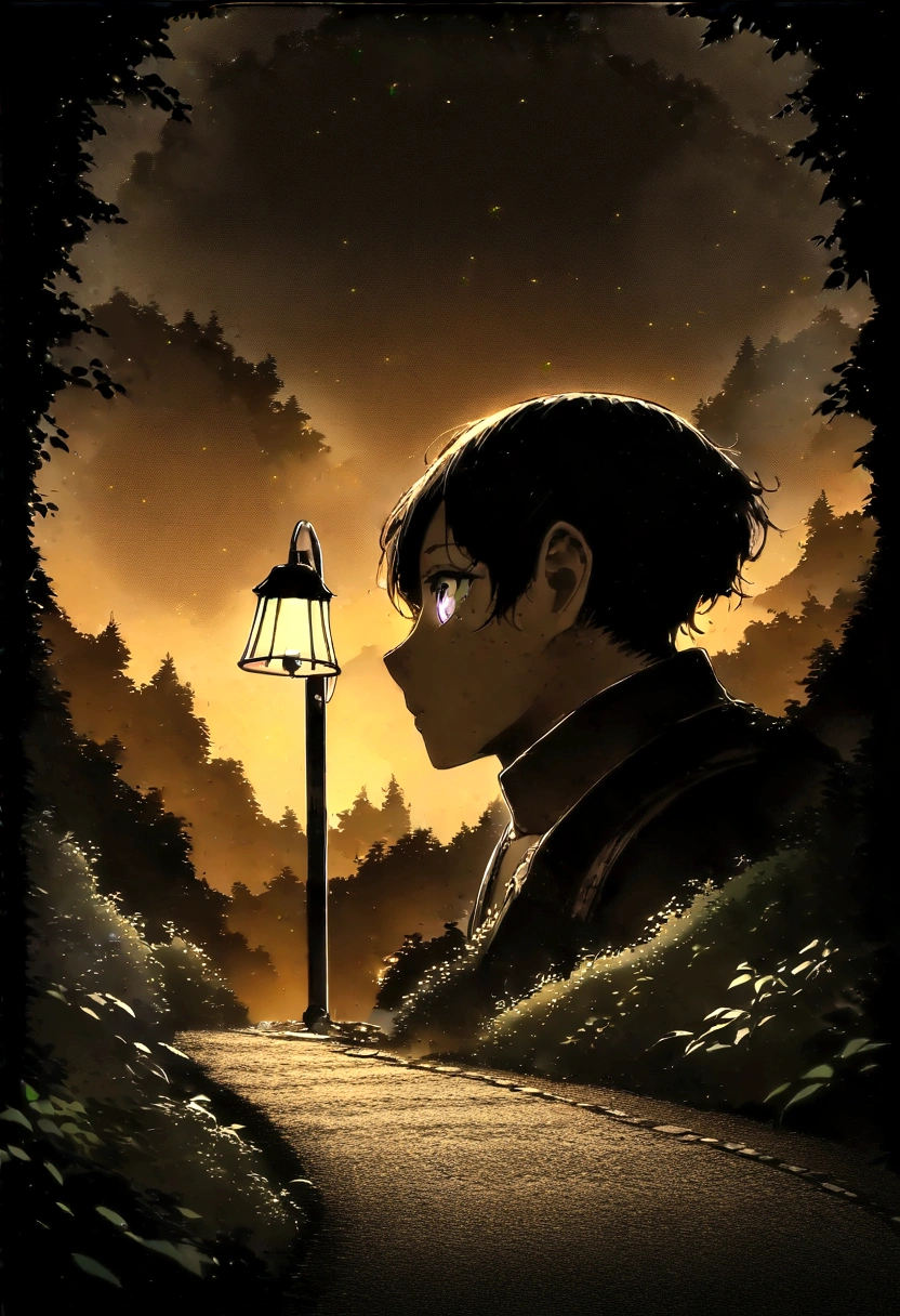 profile image, ifinito path (road with an eye-catching "lamp" at the end of the road), discovering the world