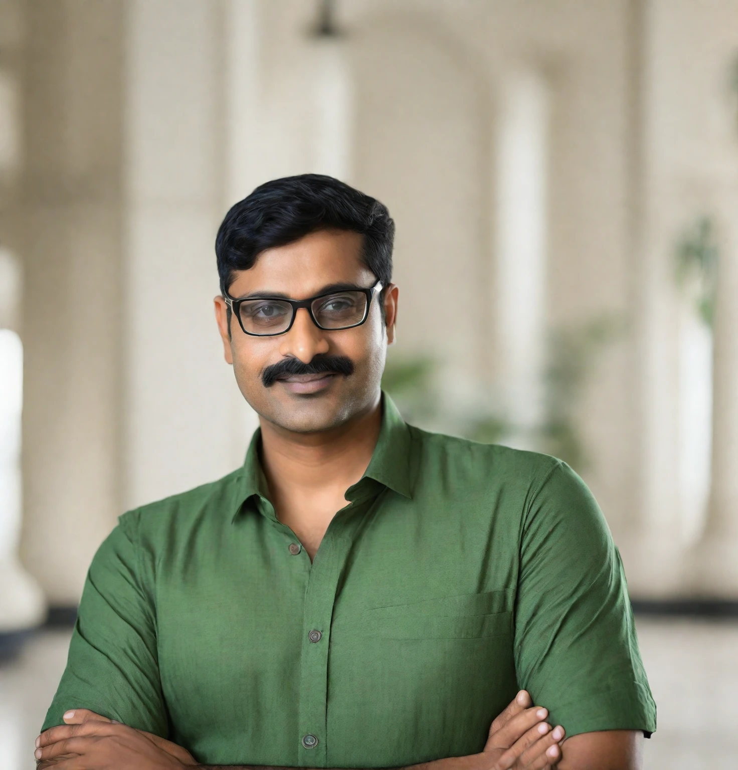 a man in a green shirt and glasses standing with his arms crossed, profile pic, jayison devadas, profile picture, avatar image, profile photo, very clear picture, profile picture 1024px, official photo, professional photo, headshot profile picture, portait photo profile picture, professional profile picture, #trending, very accurate photo, official, candid photo