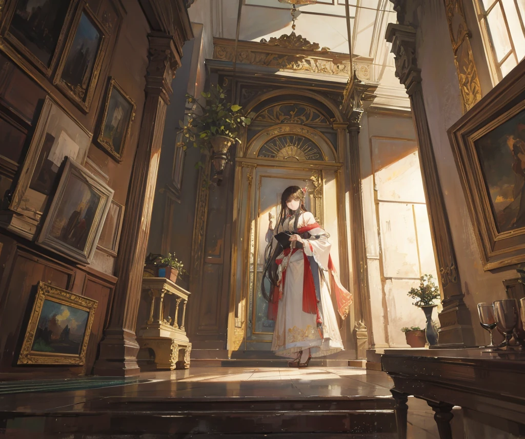 classical painting type composition. \
