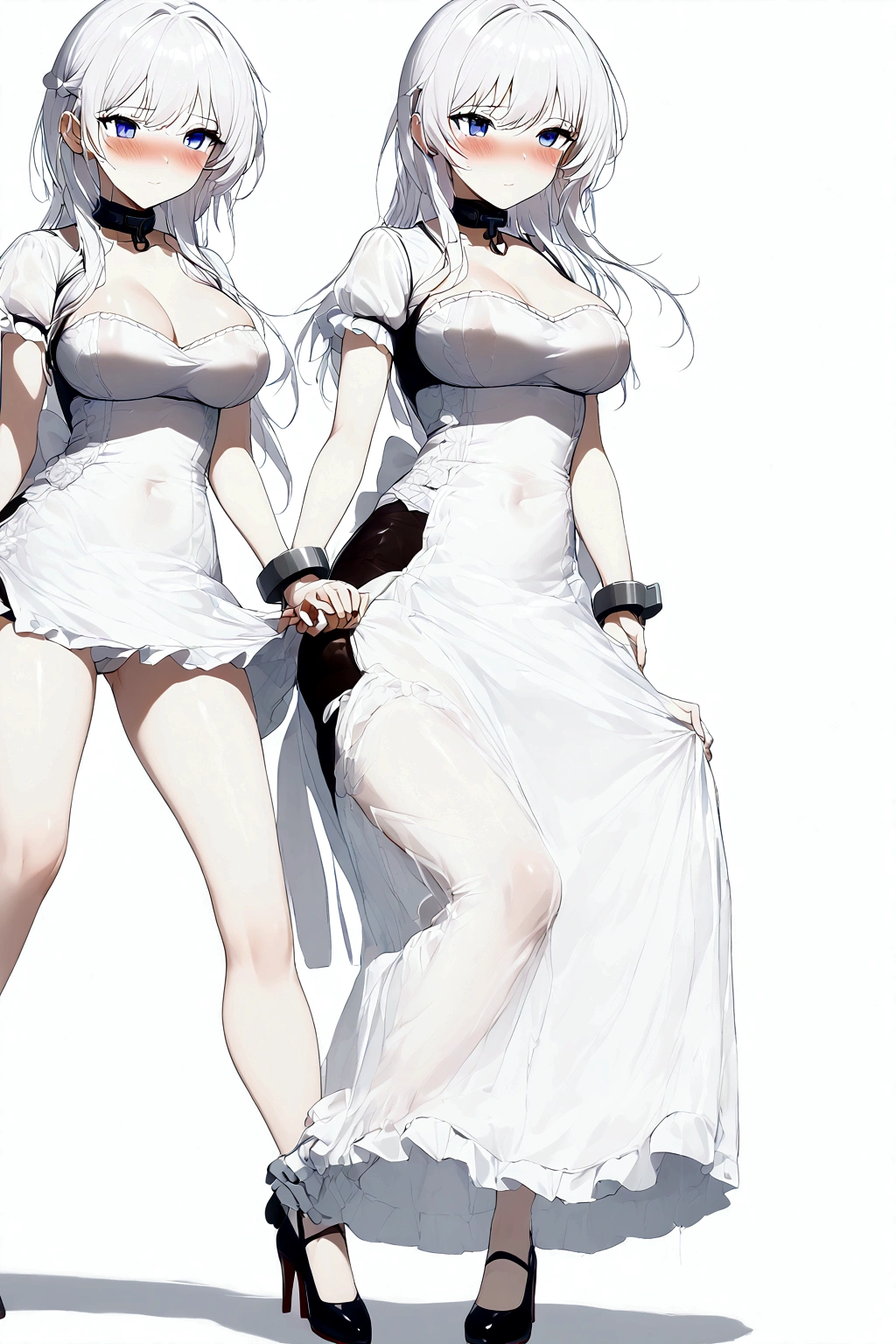 Anime. Azur Lane. 1 girl. Belfast. Housemaid. Slave. Slave collar. Shackles. Maid uniform. Cold. Runny nose. Nasal mucus. Snot. Sneezing. Heat. Heat. Fever. Sneeze. Sneeze standing. Sneeze snot. Snot flows from the nose. Itchy nose. Wants to fix it. I have to sneeze. She sneezed. Snot flew out of her nose. Snot flows from her nose after sneezing. Embarrassment. Blush. Handkerchief. He sneezes, covering his nose with his hand. Blows his nose. Clumsy. Virgin. Period. Standing. Full height. Full body. NSFW. Sneeze fetish. Ultra detail. 8k. Wax permit. Excellent quality.