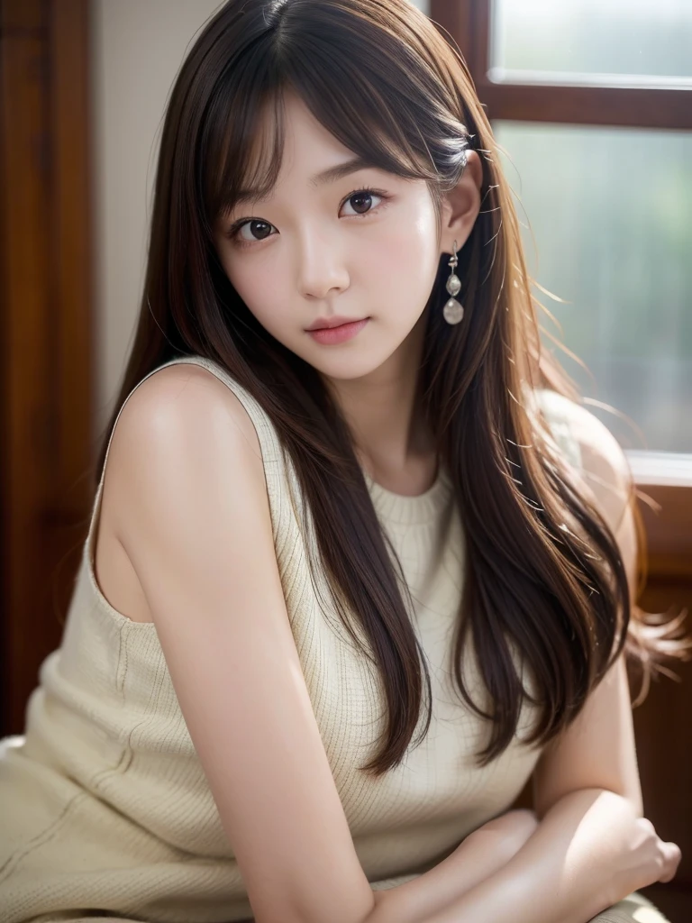 (Highest quality)、((Very detailed))、4K、(8K)、masterpiece、Very detailedな、Highest quality、Super Resolution、1 person、Kind Face、Soft Light、RAW quality、Soft Skin、163cm、30 years old、