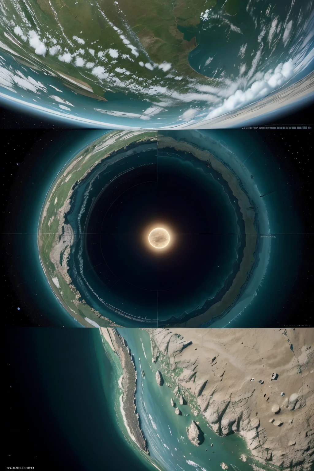 a geological map of an exoplanet with a geology similar to archipelagos