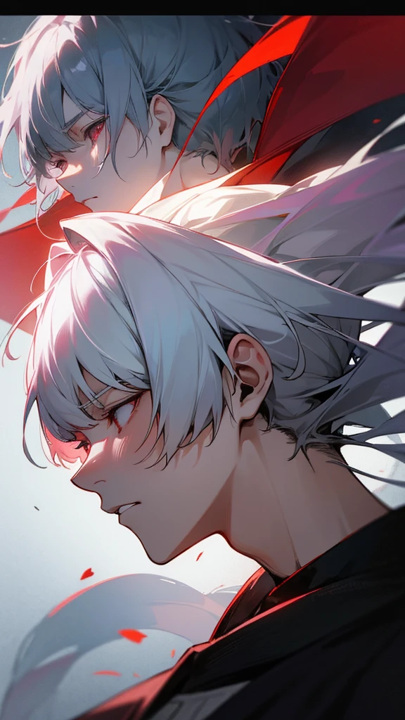 "Kaneki Ken in a moment of introspection, remembering his mother's kindness with a soft, melancholic expression. The scene is filled with a soft glow, representing his bittersweet memories."