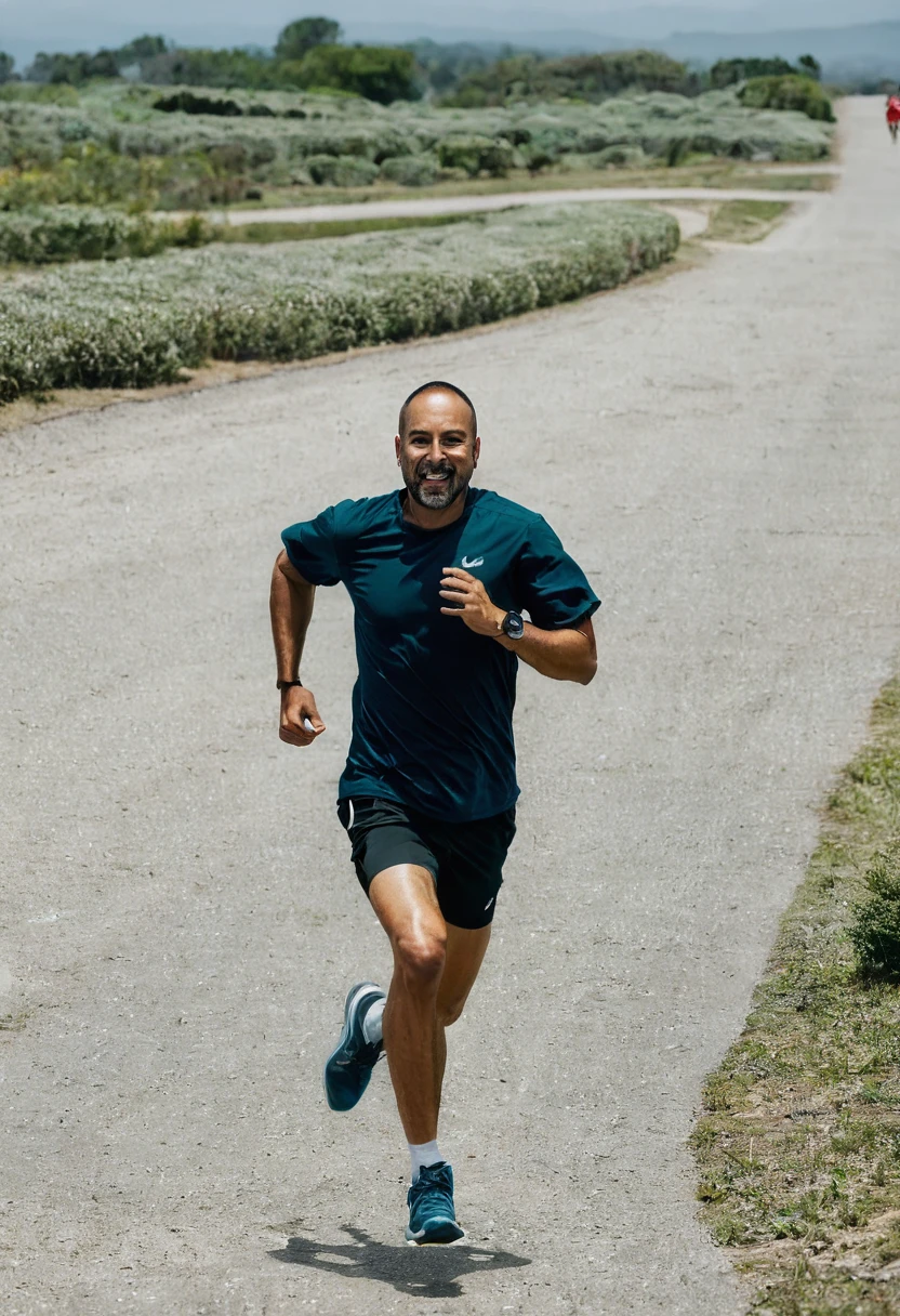 A man running
