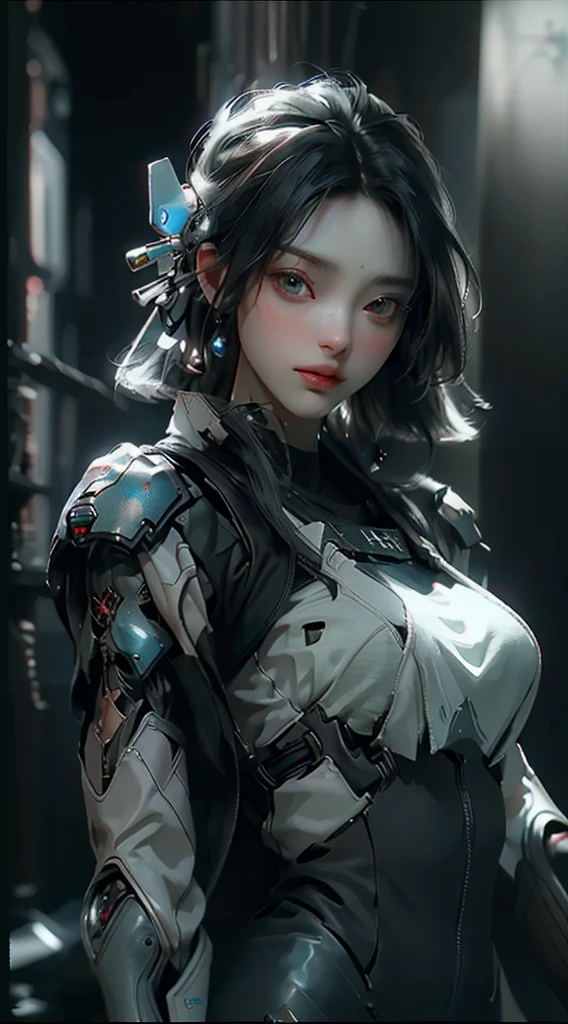 ((Best quality)), ((masterpiece)), (detailed:1.4), 3D, an image of a beautiful cyberpunk female,HDR (High Dynamic Range),Ray Tracing,NVIDIA RTX,Super-Resolution,Unreal 5,Subsurface scattering,PBR Texturing,Post-processing,Anisotropic Filtering,Depth-of-field,Maximum clarity and sharpness,Multi-layered textures,Albedo and Specular maps,Surface shading,Accurate simulation of light-material interaction,Perfect proportions,Octane Render,Two-tone lighting,Wide aperture,Low ISO,White balance,Rule of thirds,8K RAW,